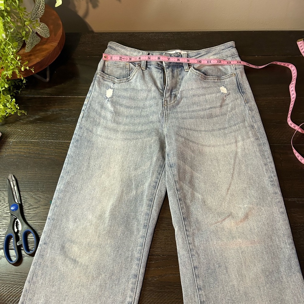 Mica Wide Leg crop Jeans - Picture 4 of 7